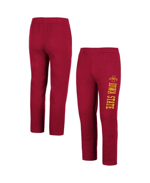 Men's Cardinal Iowa State Cyclones Fleece Pants