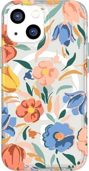 Tech 21 TECH21 ETUI T21-9317 EVO ART MAGSAFE IPHONE 13 MINI PEACH TULIP