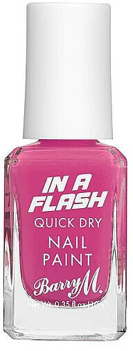 Nagellack - Barry M In A Flash Quick Dry Nail Paint Manic Mauve