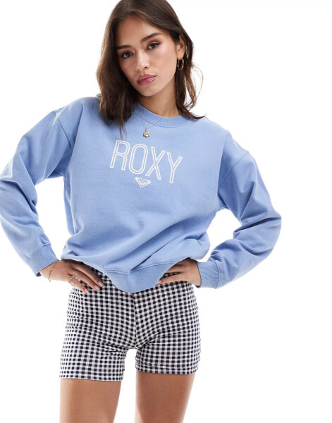 Roxy until daylight crew sweatshirt in blue