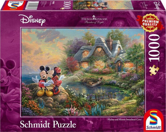 Schmidt Spiele Puzzle PQ 1000 Myszka Miki & Minnie (Disney) G3