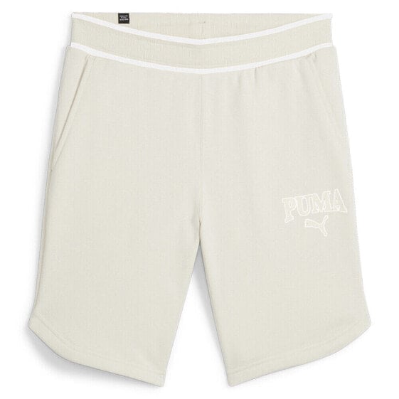 Puma Squad 9 Inch Shorts Mens White Casual Athletic Bottoms 67897587