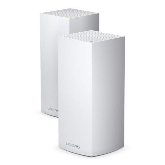 Linksys Velop Whole Home Intelligent Mesh WiFi 6 (AX4200) System - Tri-Band - 2-pack - White - Internal - Mesh system - 0 - 40 °C - -20 - 70 °C - 10 - 80%