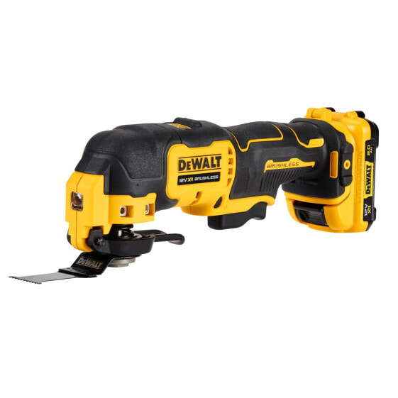 DeWalt Akku-Multitool DCS353D2 12V XR mit 2x 2,0 Ah + Lader mit Zubehör, T-STAK Box II