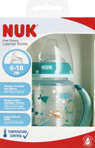 NUK NUK BUTELKA PP 150ML 6-18FC TURKUS 10215335 1/6