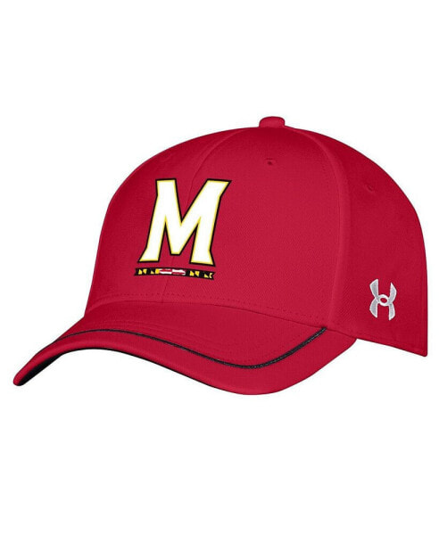 Men's Red Maryland Terrapins Blitzing Accent Iso-Chill Adjustable Hat