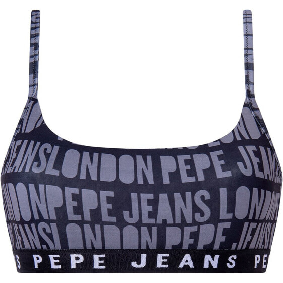 PEPE JEANS Allover Logo Stripes Bra