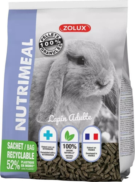 Zolux ZOLUX Granulat NUTRIMEAL 3 dla dorosłego królika 800 g