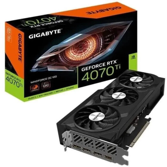Видеокарта Gigabyte GeForce RTX 4070 Ti WINDFORCE OC