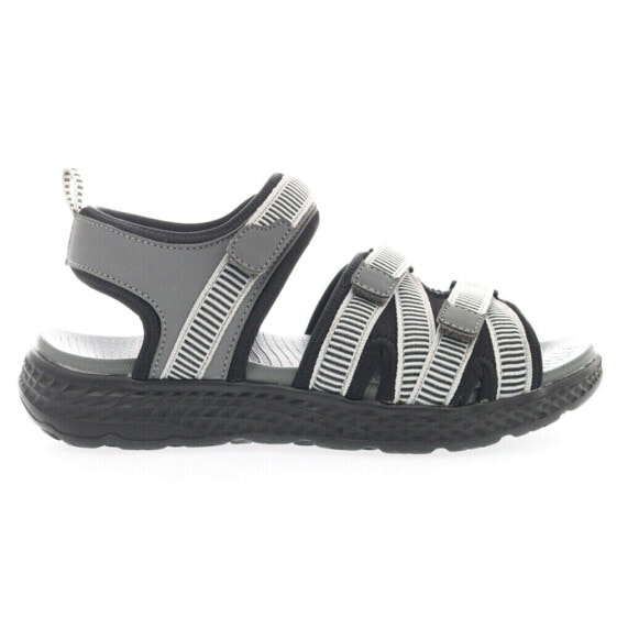 Propet Travelactiv Adventure Strappy Womens Grey Casual Sandals WST043PLGR