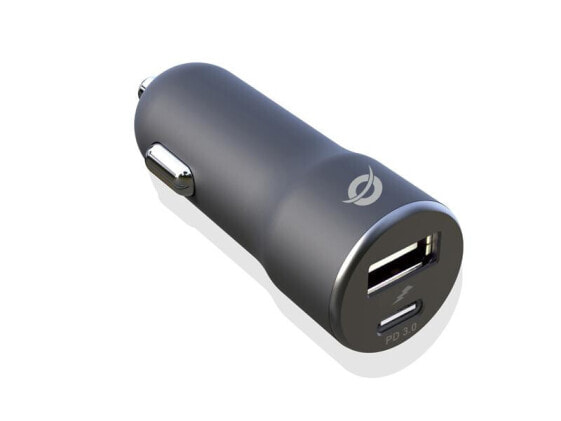 Conceptronic ALTHEA 2-Port 36W USB PD Car Charger - Auto - Cigar lighter - 12 V - Black