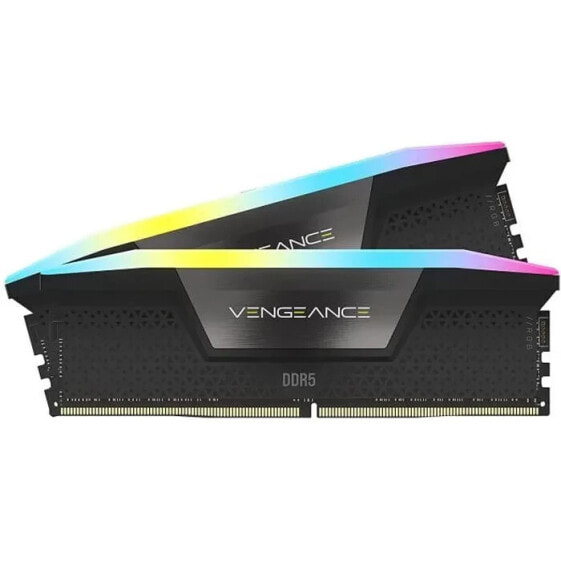 RAM-Speicher CORSAIR Vengeance RGB DDR5 32 GB 2 x 16 GB DIMM 6000 MT/s Intel XMP 1,40 V Schwarz (CMH32GX5M2E6000C36)