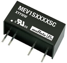 Murata MEV1S1505SC - DC/DC-Wandler MEV1, 1 W, 5 V, 200 mA, SIL, Single