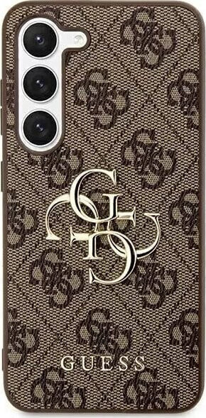 Guess Etui Guess GUHCS24S4GMGBR Samsung Galaxy S24 hardcase 4G Big Metal Logo brązowy/brown