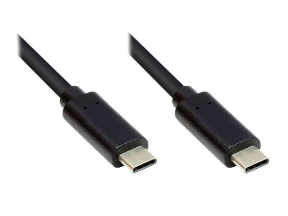 Good Connections GC-M0111 - 0.2 m - USB C - USB C - USB 3.2 Gen 1 (3.1 Gen 1) - 5000 Mbit/s - Black