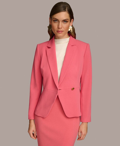 Women's One-Button Blazer