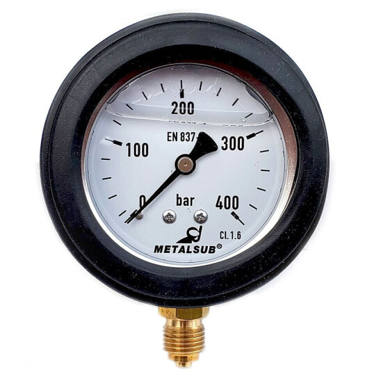 METALSUB Technical Air Pressure Gauge 0-400 Bar 63 mm