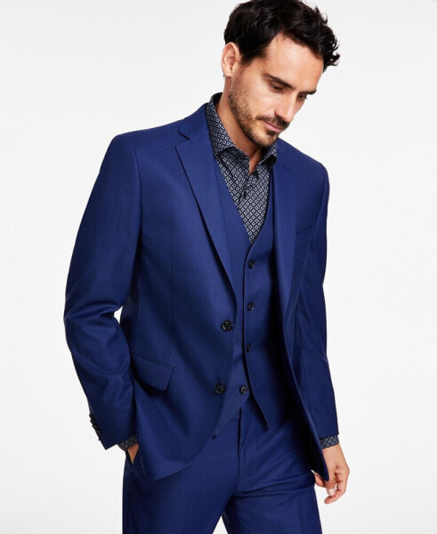 Классный мужской костюм Alfani Slim-Fit Solid Suit Jacket, созданный для Macy's.