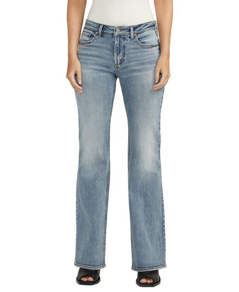 Джинсы Silver Jeans Co. женские Низкая посадка с расклешенным штаниной Be Low Low Rise