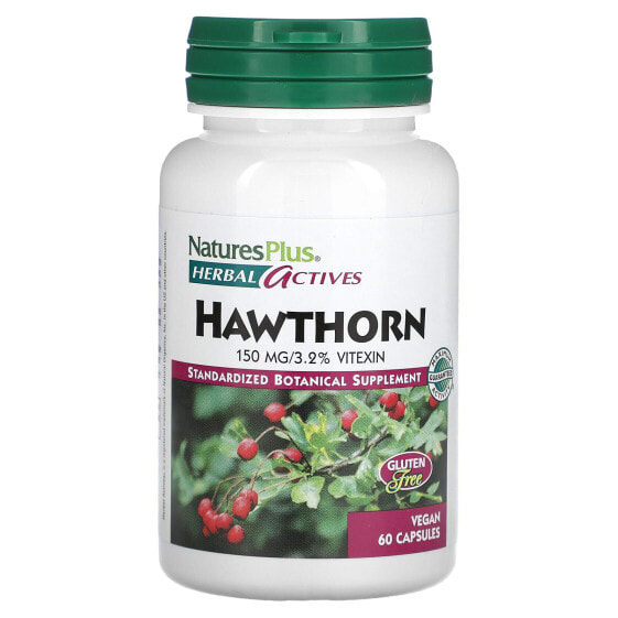 Herbal Actives, Hawthorn, 150 mg, 60 Vegan Capsules