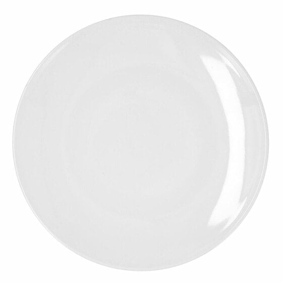 Плоская тарелка Bidasoa Glacial Coupe Керамика Белый (30 cm) (Pack 4x)