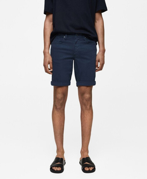 Men's Denim Bermuda Shorts