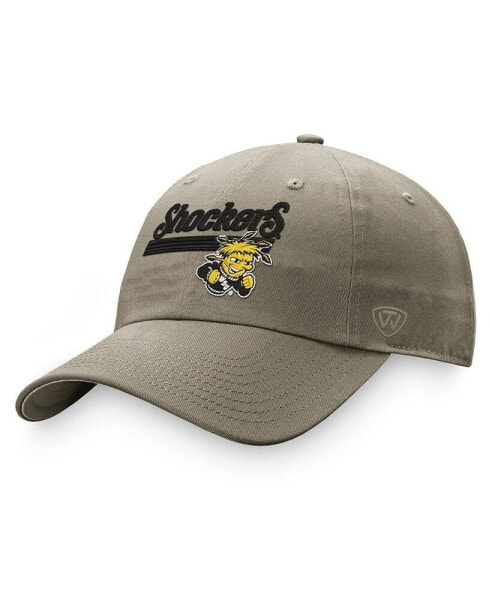 Men's Khaki Wichita State Shockers Slice Adjustable Hat