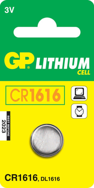 Одноразовая батарея GP Battery CR1616