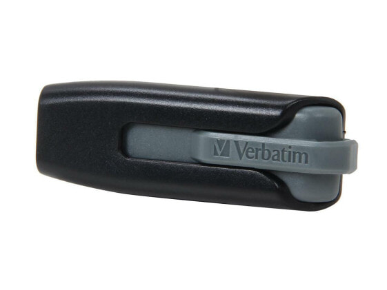 Verbatim Store 'n' Go V3 8GB USB 3.0 Flash Drive, Black/Gray