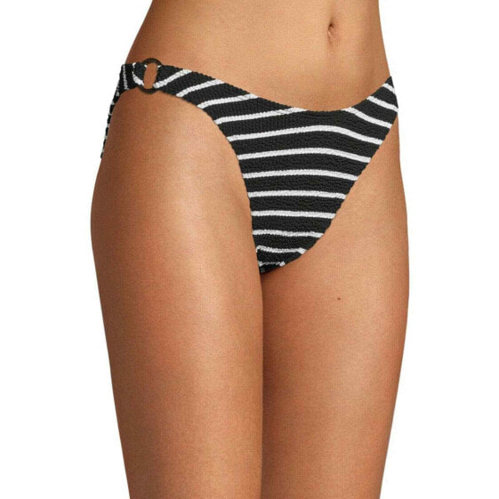 No Boundaries Juniors' Striped Popcorn Swimsuit Bottoms Size M 7-9