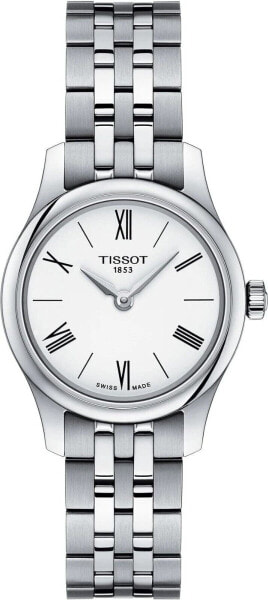 Tissot Ladies Tradition Thin White Dial Watch - T0630091101800 NEW