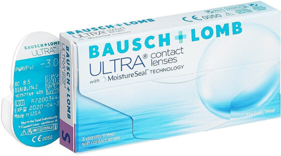 Kontaktlinsen Krümmung 8.5 mm 3 St. - Bausch & Lomb Ultra +0.75