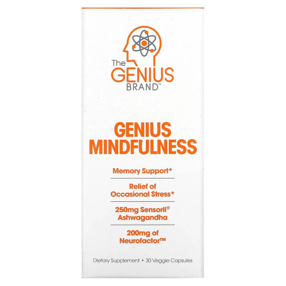 Genius Mindfullness, 30 Veggie Capsules