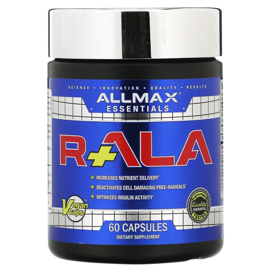 Антиоксидант ALLMAX R+ALA, 60 капсул