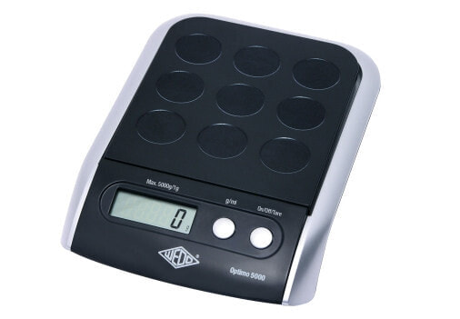 WEDO OPTIMO 5000 - Electronic kitchen scale - 5 kg - 1 g - Black - ABS synthetics - Buttons