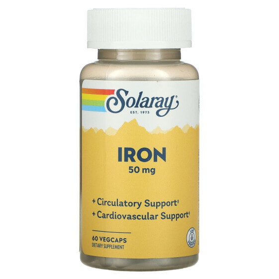 Iron, 50 mg, 60 VegCaps