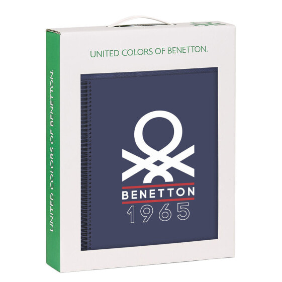 Канцелярский Набор Benetton Varsity Серый Тёмно Синий 2 Предметы