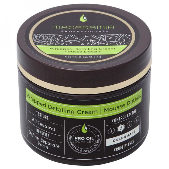 Macadamia Whipped Detailing Cream Текстурирующий крем для волос с маслом макадамии 57 г