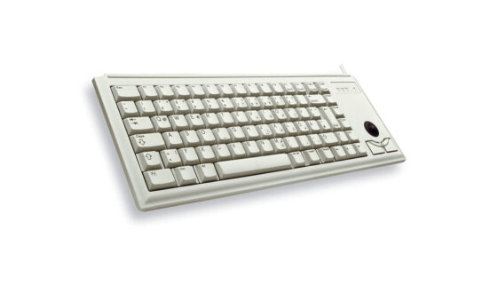 Cherry Slim Line G84-4420 - Keyboard - 500 dpi Optical - 83 keys - Gray