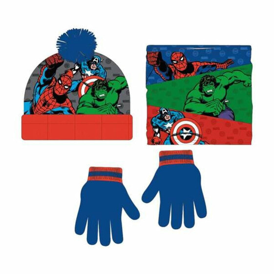 Шапка, перчатки и хомут на шею The Avengers 3 Предметы