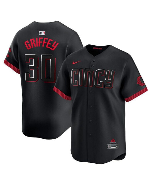 Men's Ken Griffey Jr. Black Cincinnati Reds City Connect Limited Player Jersey