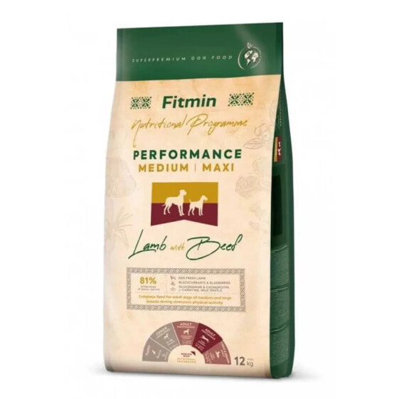 FITMIN Medium maxi performance lamb with beef 12 kg dog food