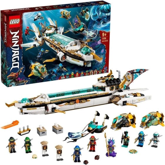 LEGO 71756 Ninjago Water Sailor, Субмарина для игры LEGO Ninjago, (ID модели), для детей от 9 лет