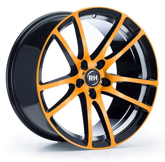 Колесный диск литой RH Alurad BO Flowforming color polished - orange 8.5x19 ET45 - LK5/108 ML72.6