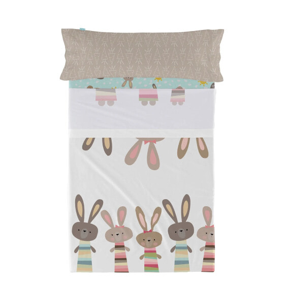 Детское постельное белье Moshi Moshi Kids Rabbit family 160x270 Набор