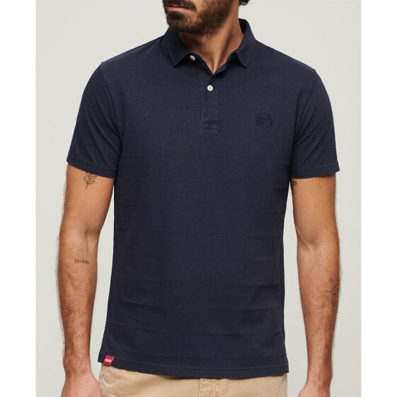 SUPERDRY Textured short sleeve polo