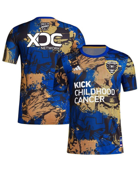 Men's Royal D.C. United 2023 MLS Works Kick Childhood Cancer x Marvel Pre-Match Top