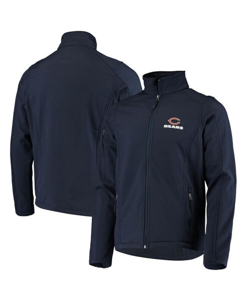 Men's Navy Chicago Bears Sonoma Softshell Full-Zip Jacket