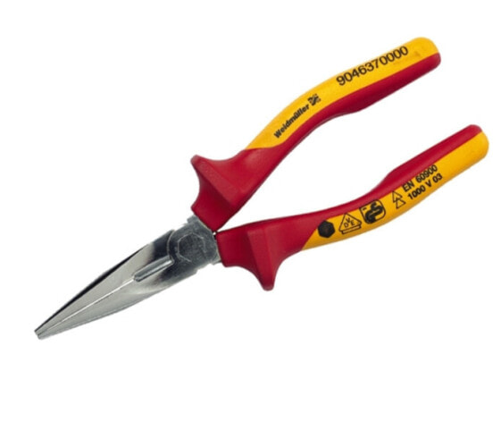 Weidmüller FRZ S 200 - Needle-nose pliers - Abrasion resistant - Stainless steel - Red/Yellow - 200 mm - 20 cm
