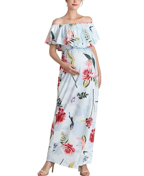 Maternity Deya Nursing Maxi Dress